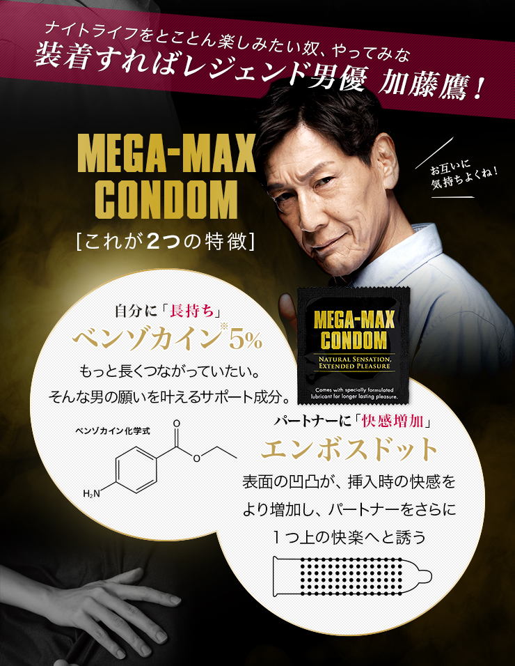 Megamaxcondom メガマックスコンドーム の購入 ナイトライフ 正規品取扱のアイエスティ