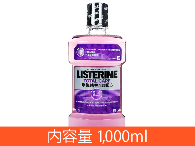 商品画像: リステリントータルケアNo.6(海外版・フッ素配合) 【1本1000ml】